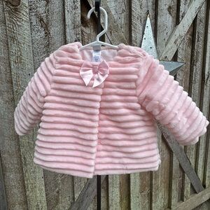 Pink Faux Fur Kids Jacket